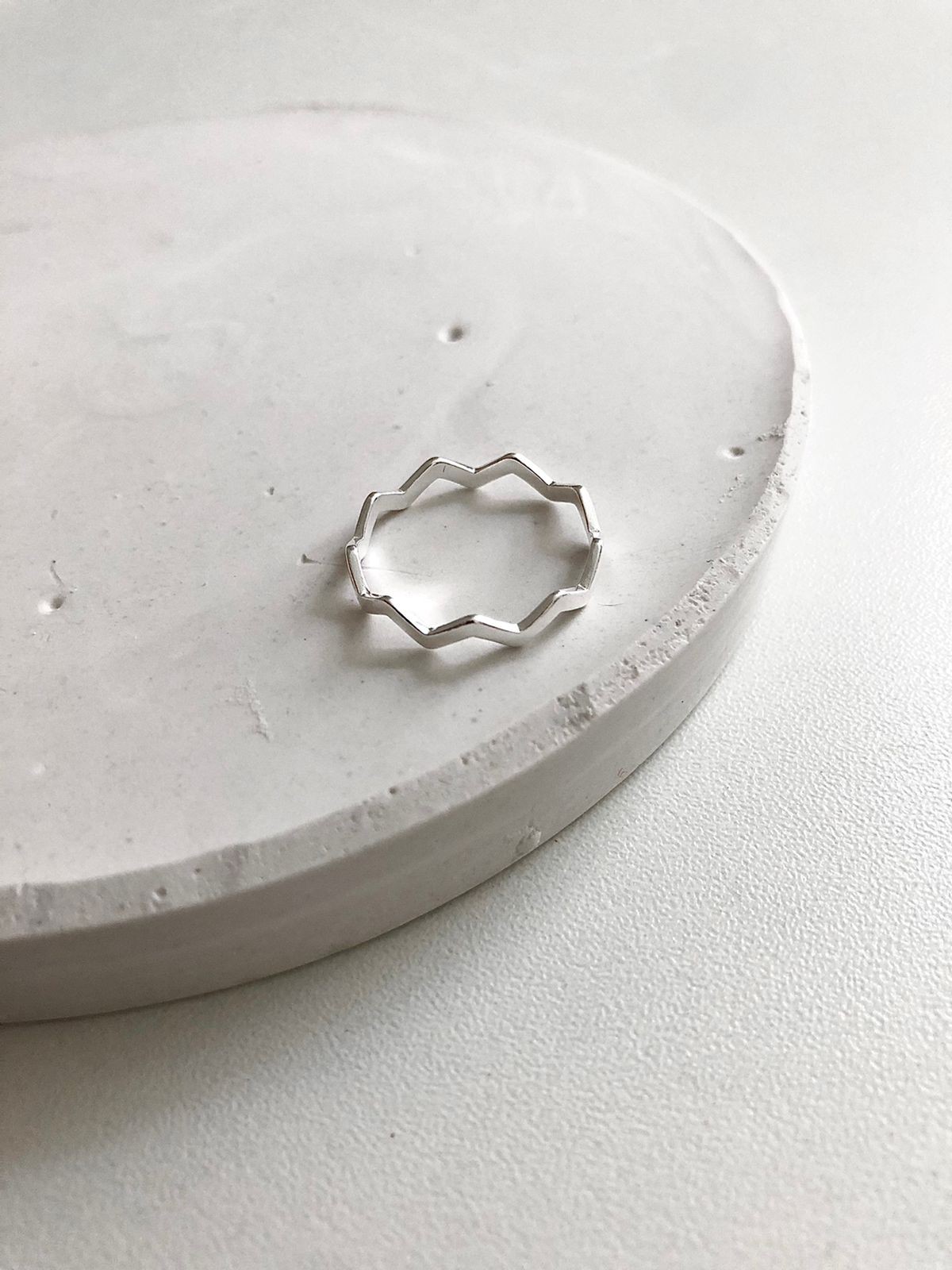 Bague Zig Zag AÉLYS en Argent 925/1000 - AE-BA60073