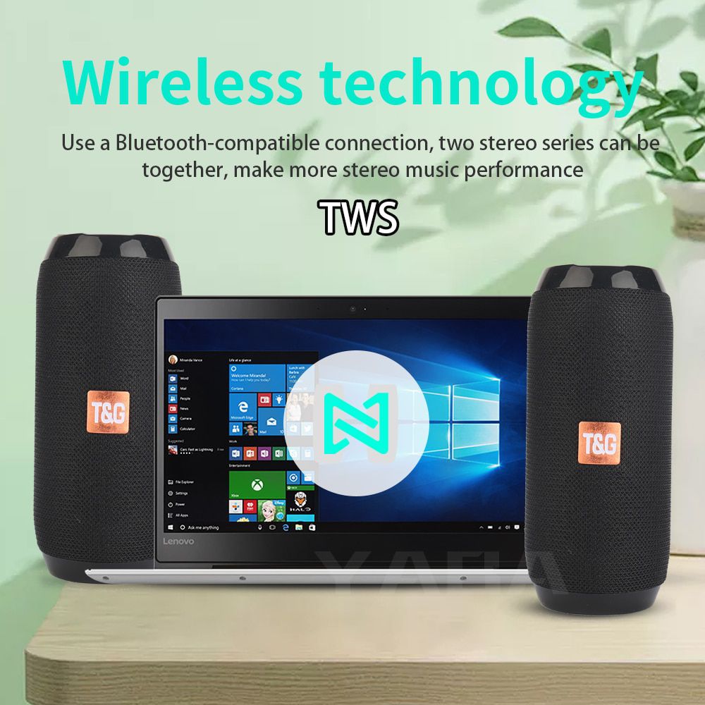 Portable Speakers Wireless Speaker Bluetoothcompatible Column Bass