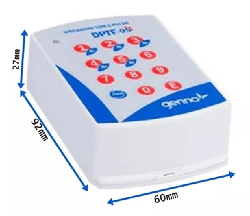 Discadora Universal Dptf-05 Pt Genno Tom E Pulso - Mgm Informática