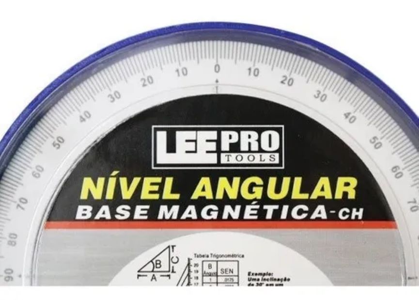 Nível Angular Com Base Magnética Ch Lee Tools Pro 610056 - Mgm Informática