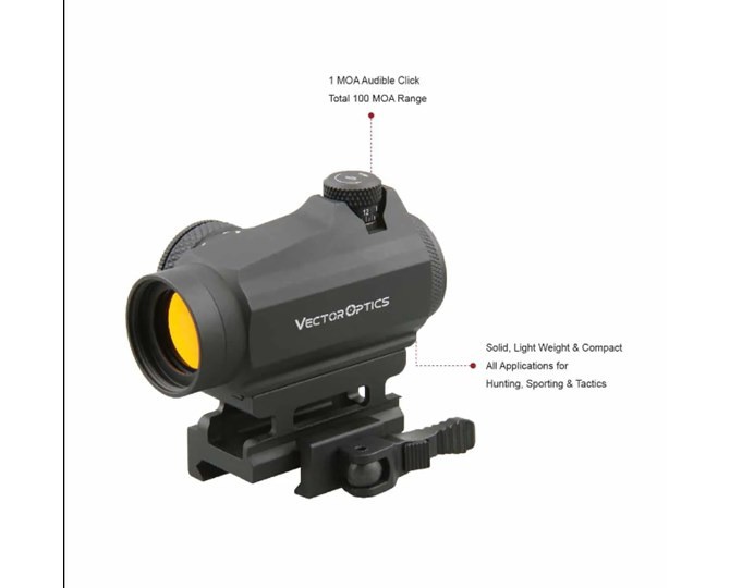 Red Dot Maverick Gen II 1X22 Vector Optics Airsoft, Pistolas