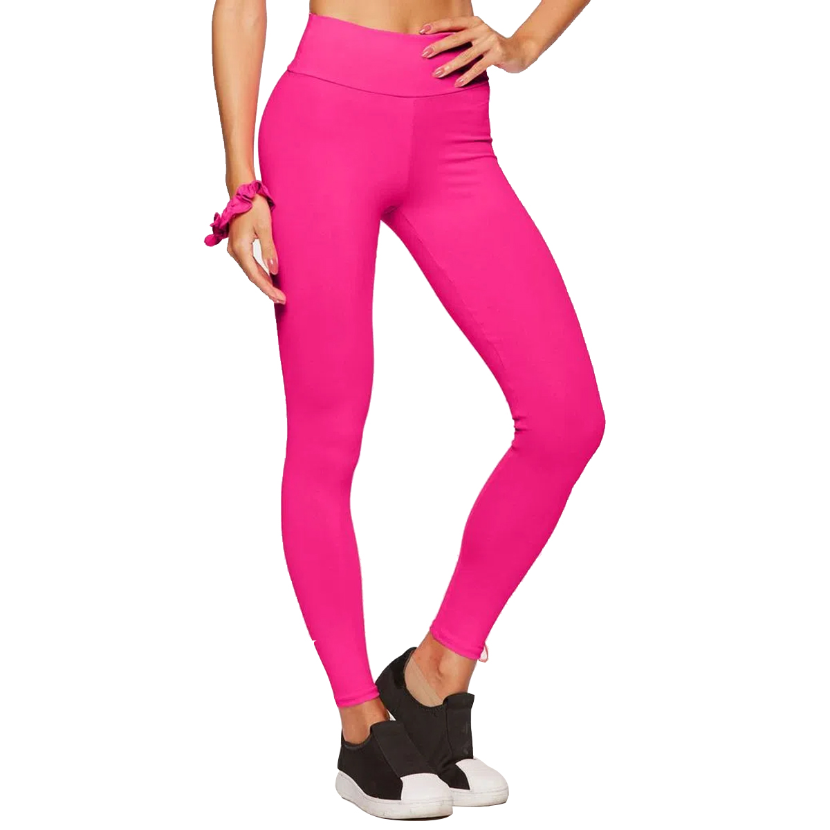 Calça Legging Lisa Colorful Pink Neon BODY FOR SURE - Euforia