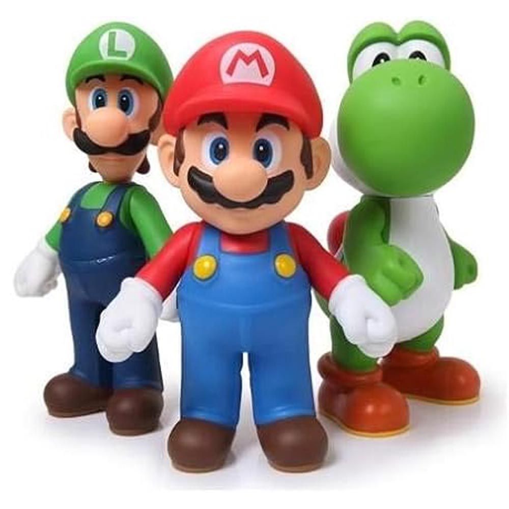 Boneco Super Mario Bros Articulado Collection 23cm Pvc - Ponto do Nerd ...