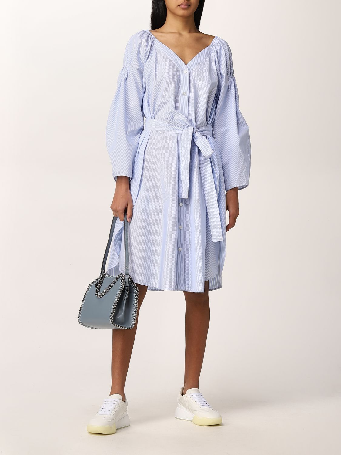 Chemise noire à image de robot Stella McCartney en solde