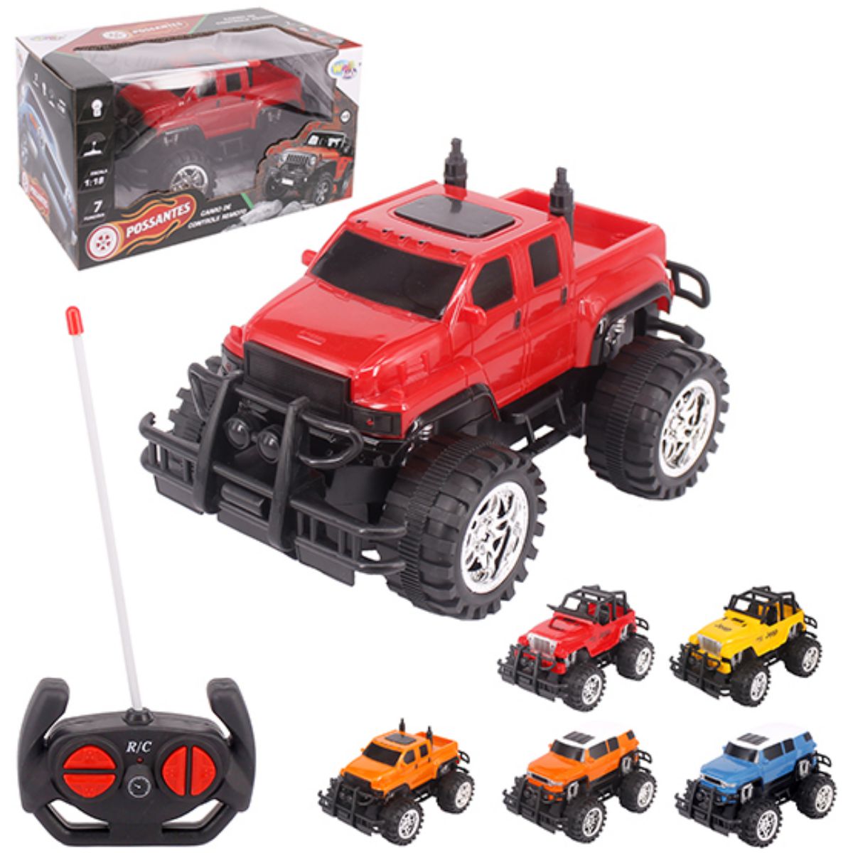 Mini Carrinho De Controle Remoto Conversível Carro 7 Funções - ShopJJ -  Brinquedos, Bebe Reborn e Utilidades