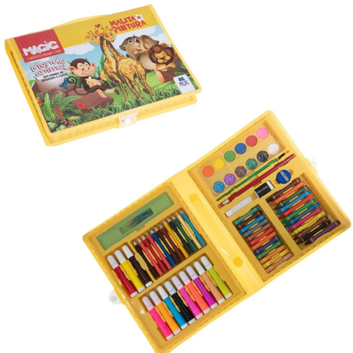 Kit de Pintura Para Educação Infantil Brinquedo Animais Pets