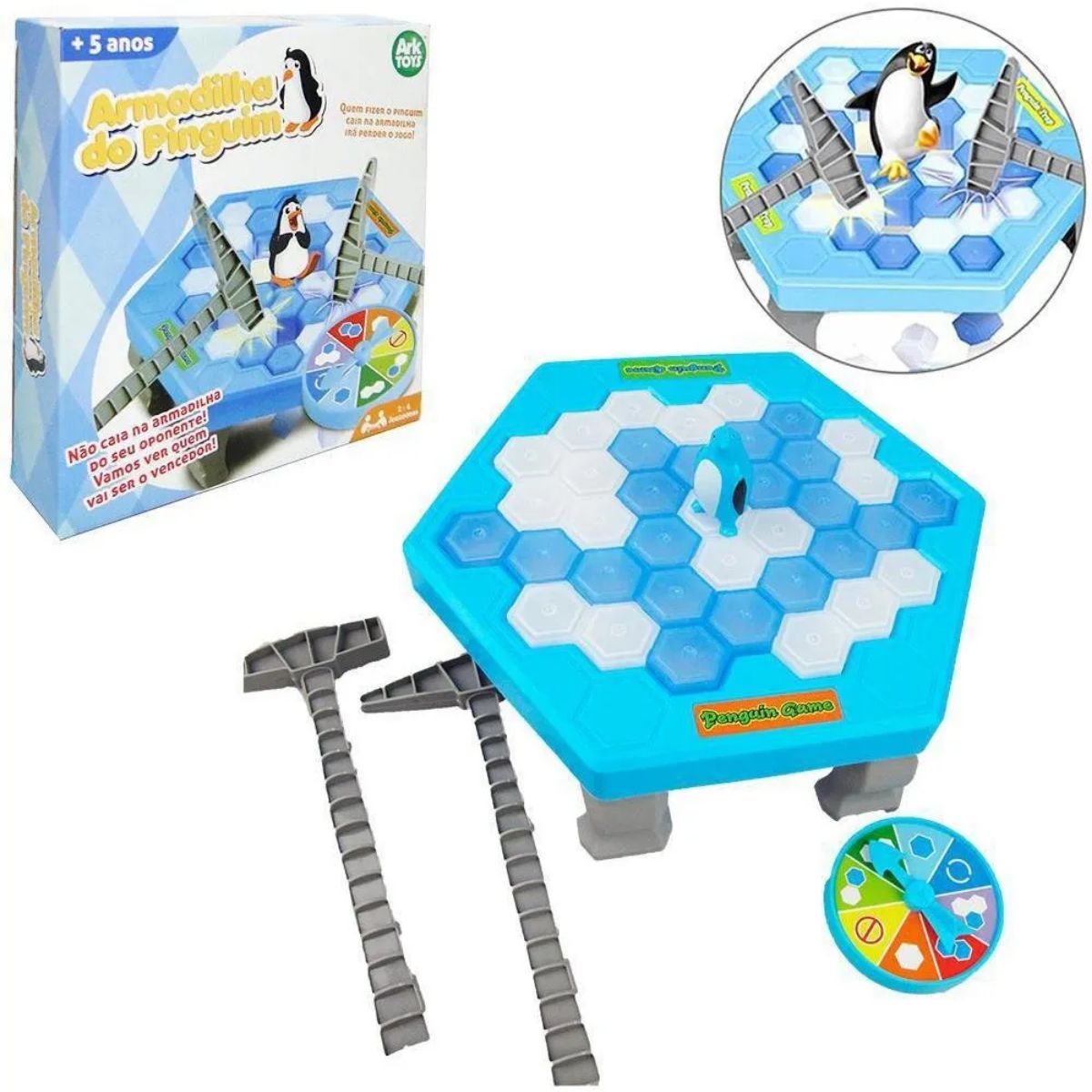 Jogo De Encaixe Brinquedo Bloco De Montar Peças Grandes - R$ 69,9