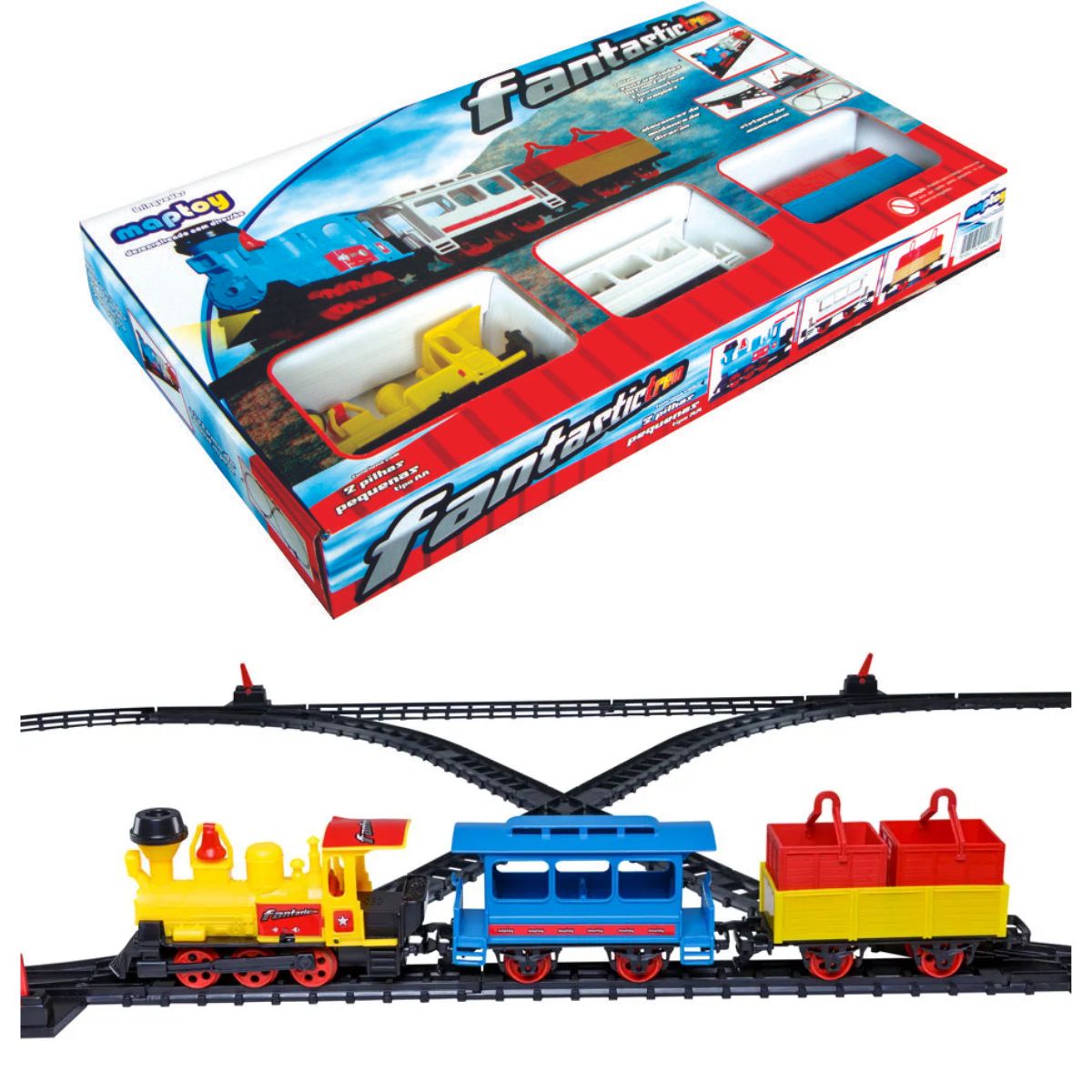 Lindo Fantastico Trem Brinquedo Infantil Brincar Lançamento