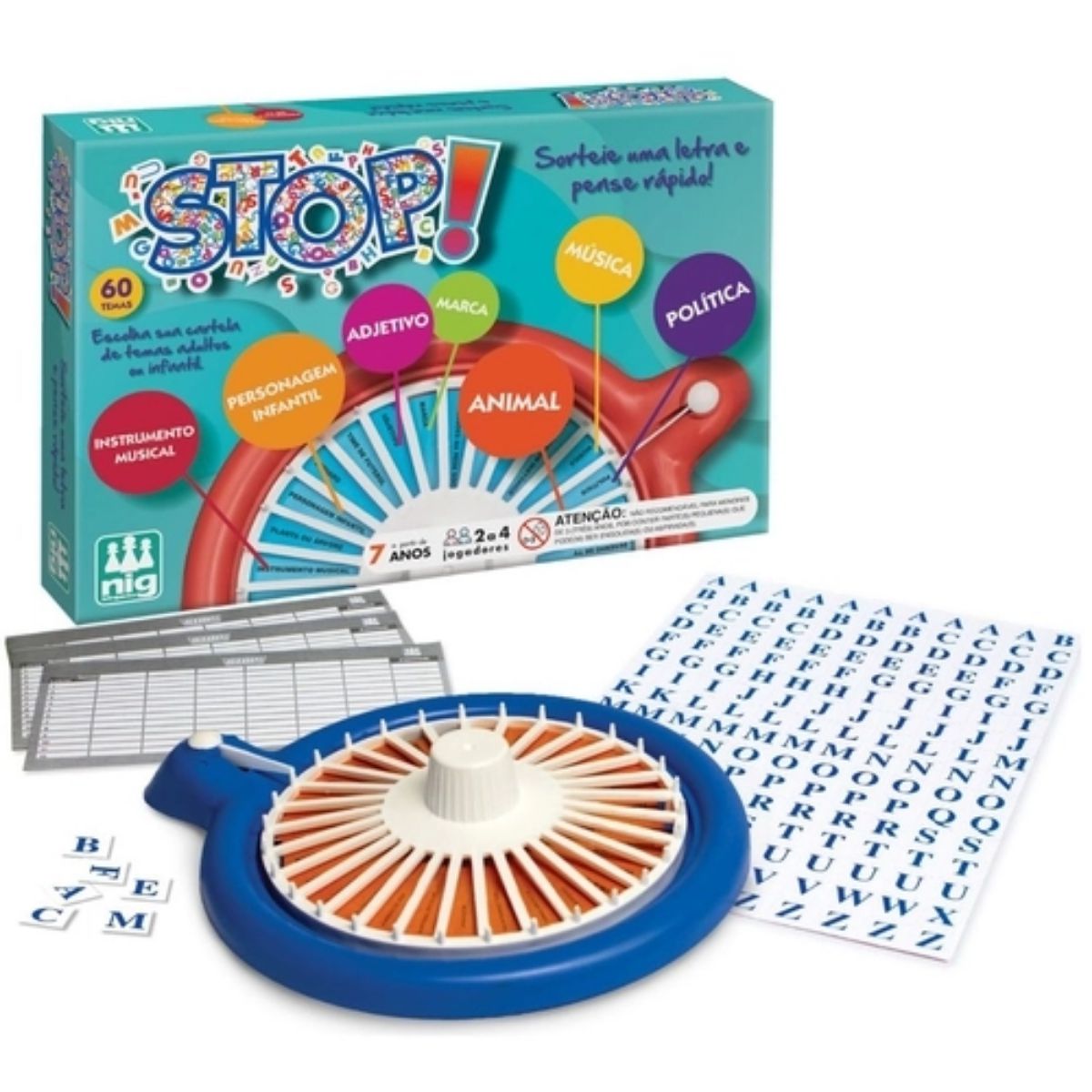 Jogo da Roleta - Stop