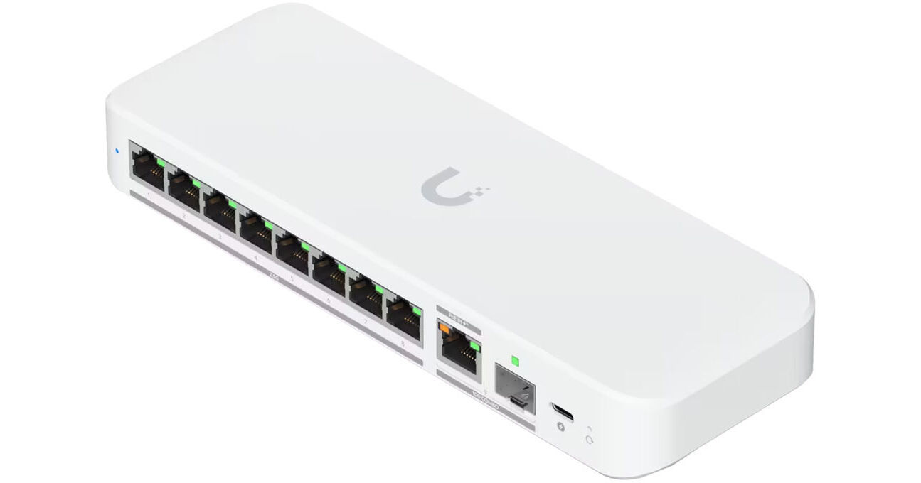 Switch Ubiquiti Flex 2.5G USW-Flex-2.5G-8 - Oukey Store - Se é