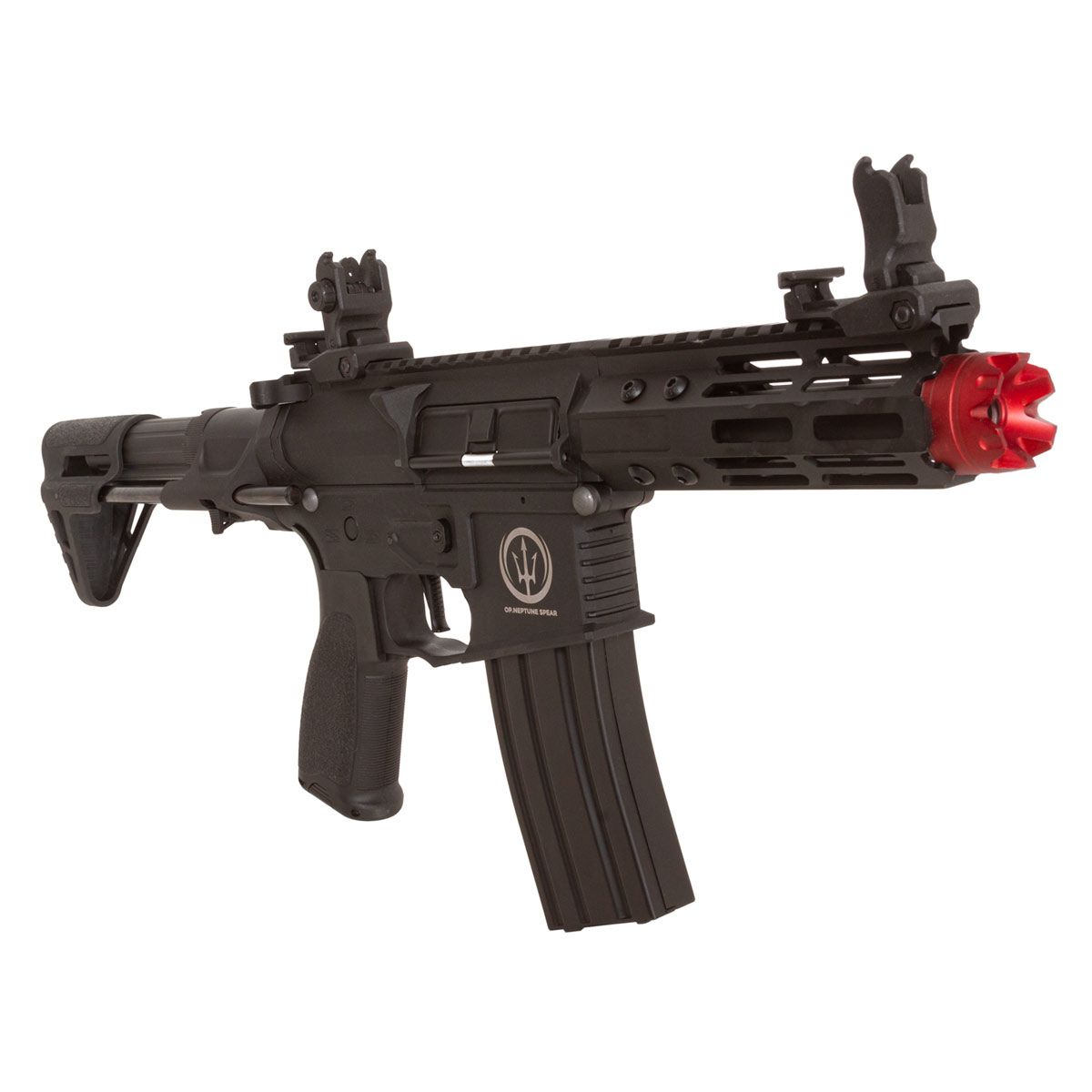 AEG M4 AR15 Neptune PDW M-Lok - ROSSI - Caveira Airsoft