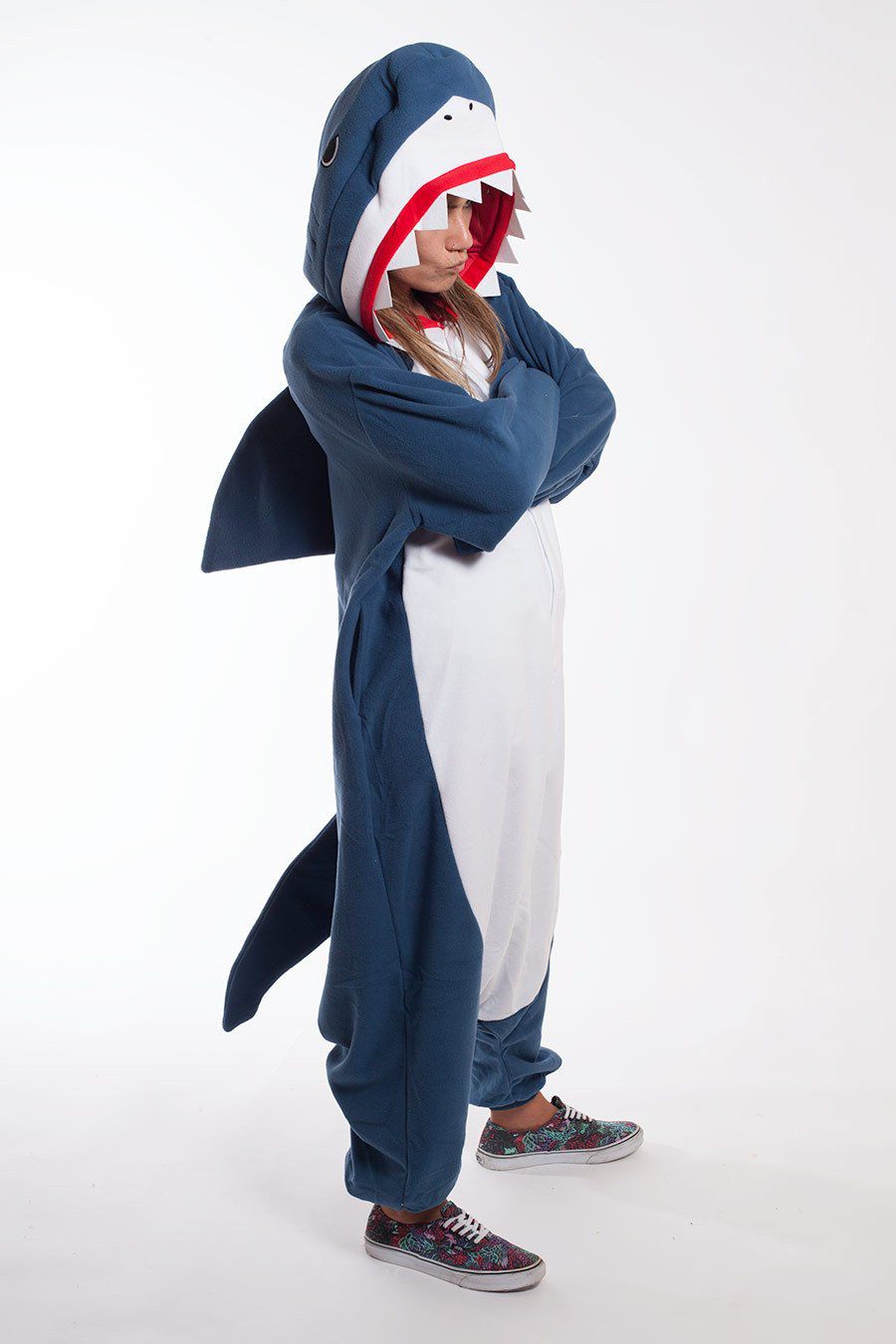 Bebê Tubarão Azul Pijama Kigurumi Fantasia - Pijama Kigurumi de Unicórnio,  Pijama Panda, Pijama Dinossauro - Pijamas Pronta Entrega