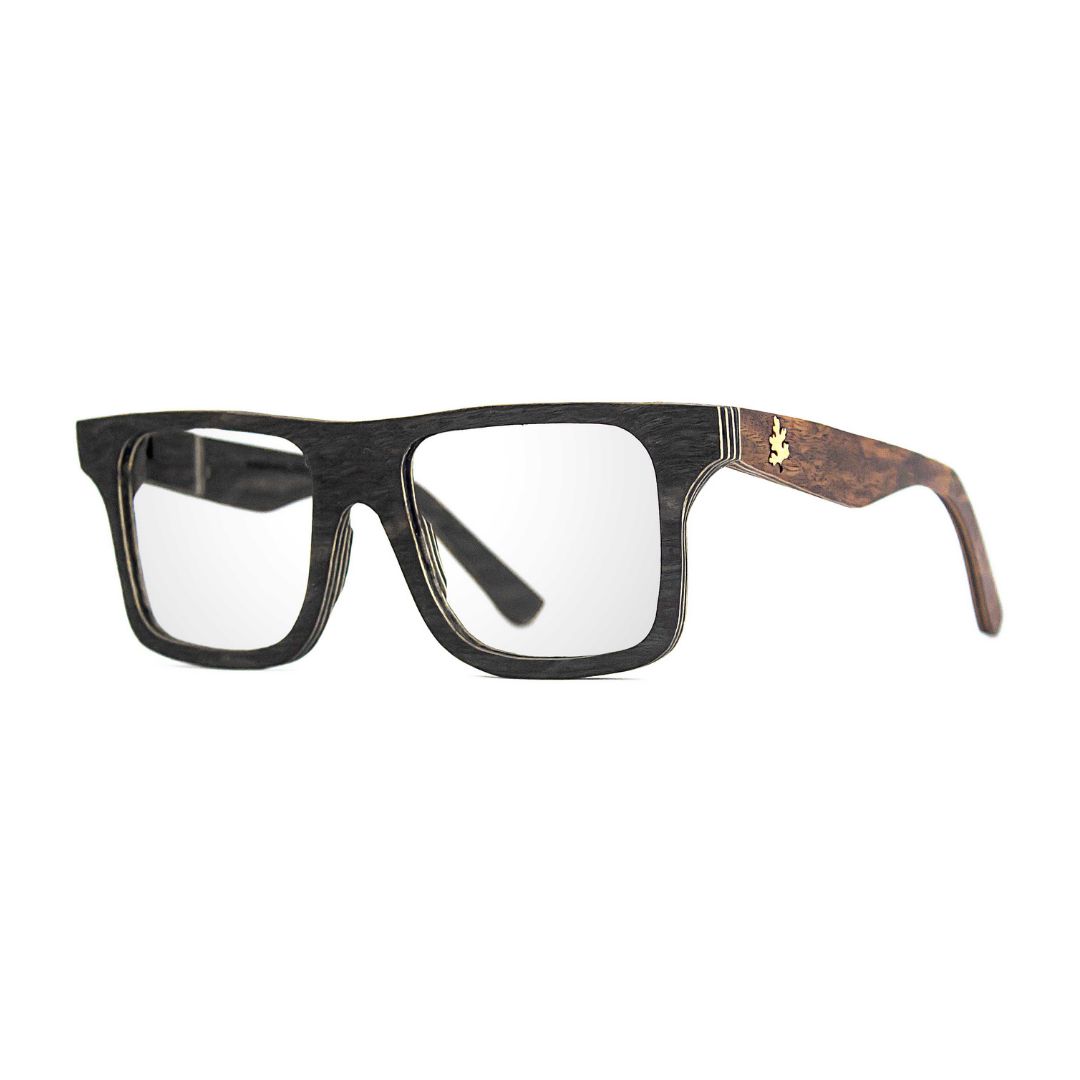 Óculos de Grau John Ébano - Óculos e Relógios de Madeira - Allfenas