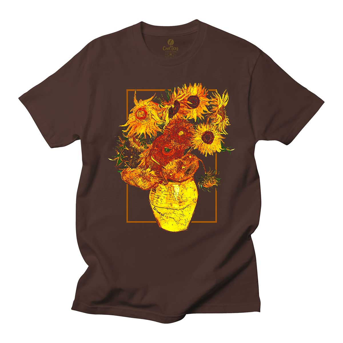 Camiseta Arte e Cultura Cool Tees Girassol Van Gogh - COOL TEES