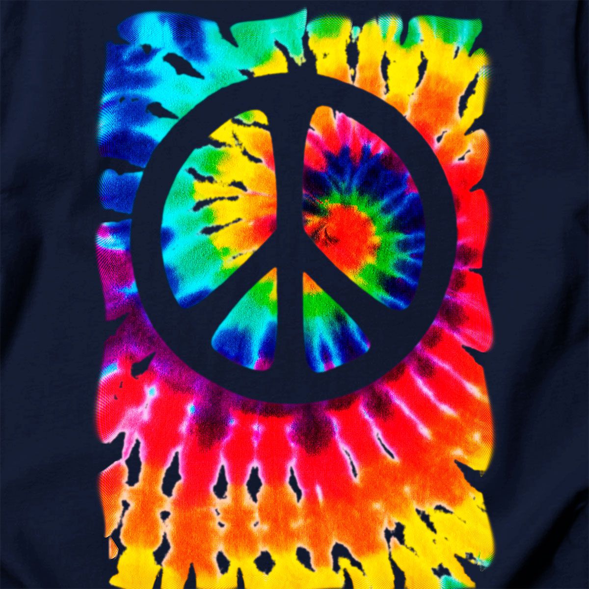 Camiseta Hippie Cool Tees Tie Dye Rock Paz e Amor COOL TEES Loja de Camisetas Criativas Online