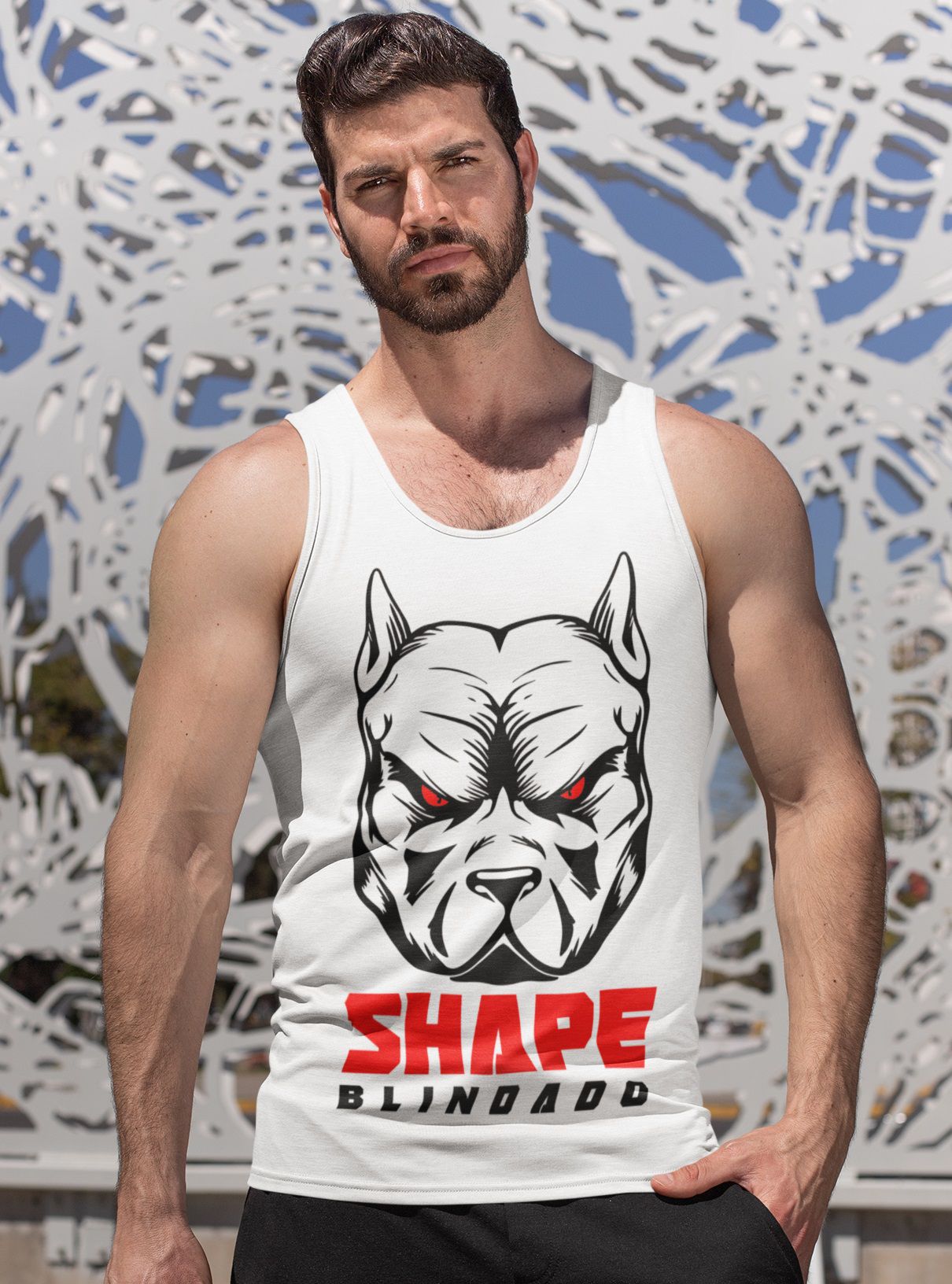 Camiseta Shape Blindado Masculina Branca - Shape Blindado Fitness e Fight -  Seja o mais forte