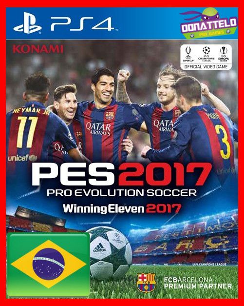 Pro Evolution Soccer 2017 (PES 17) - PS4 - MeuGameUsado