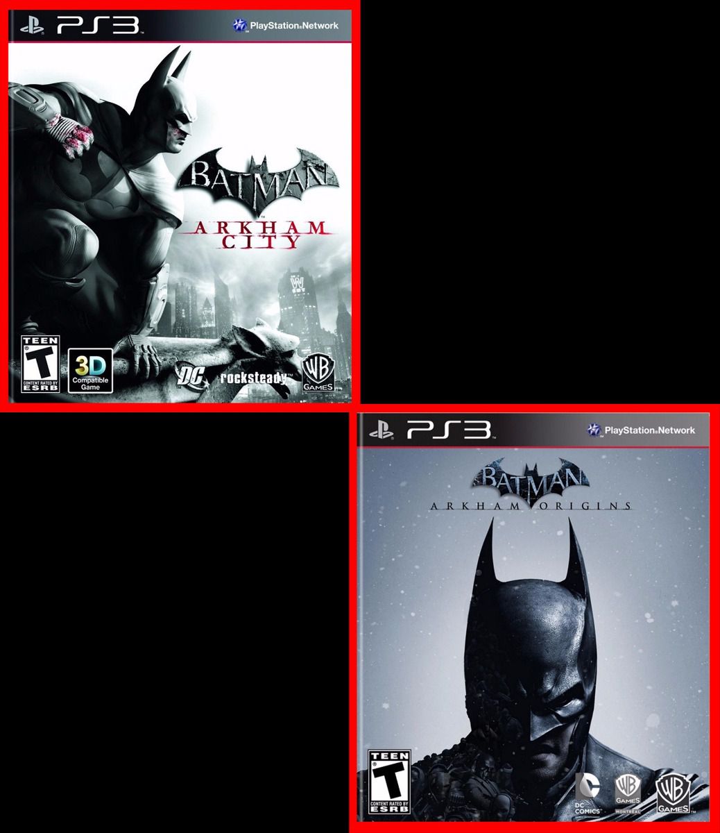 Batman: Arkham Asylum + Arkham City Ps3 - WB GAMES - Jogos de Ação