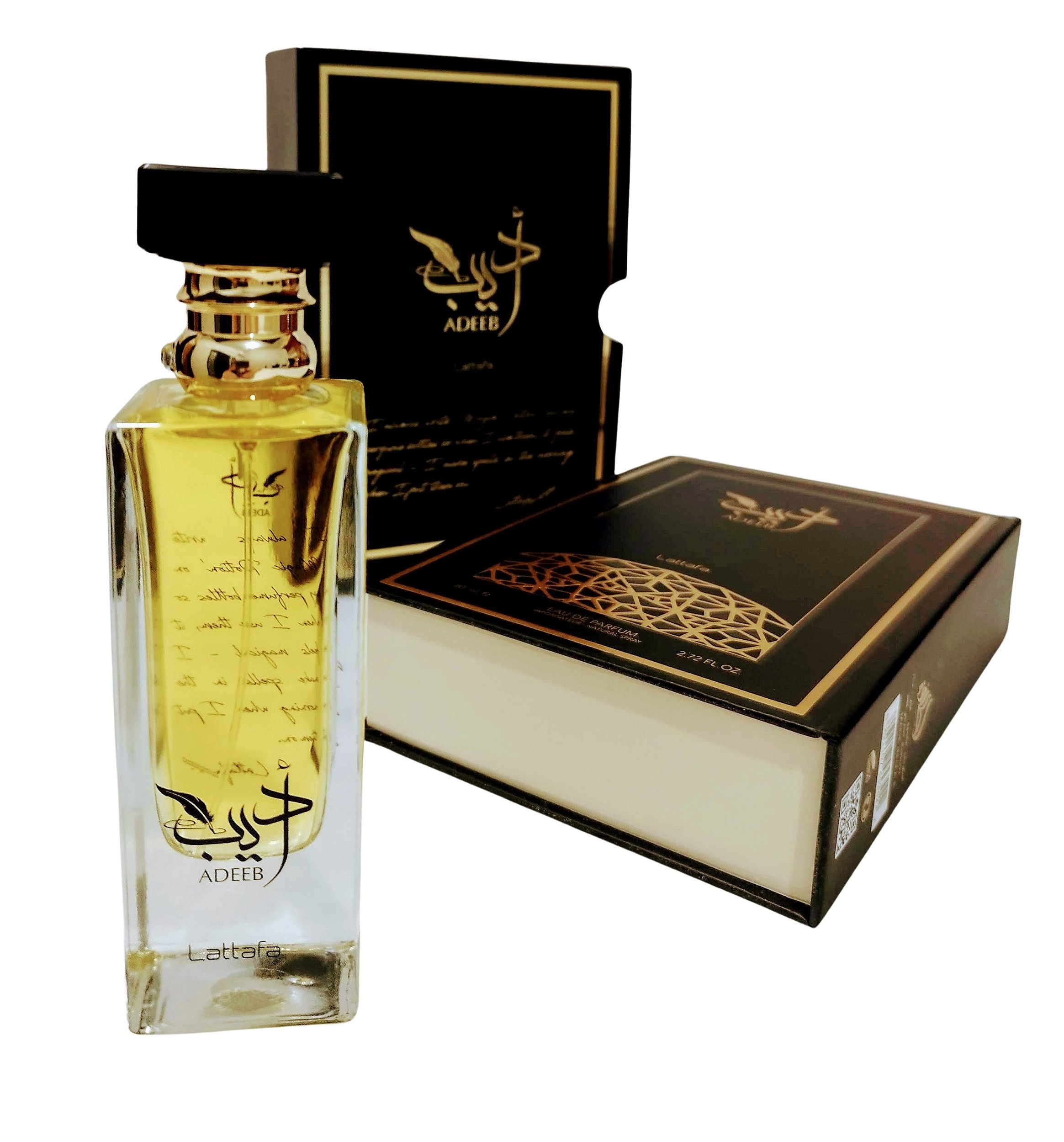 Perfume Lattafa Adeeb Eau De Parfum 80ml Livro - MANTON SHOP