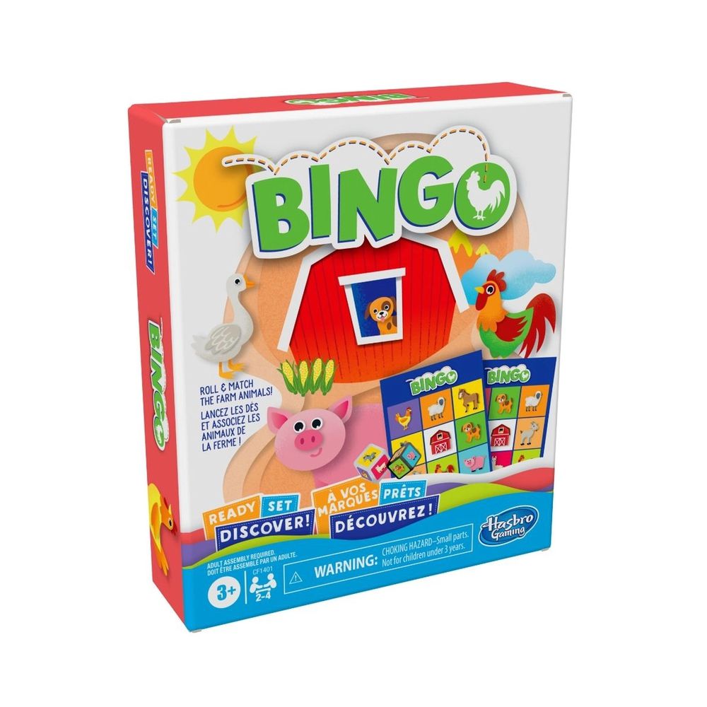 Jogo Bingo Infantil Animais Da Fazenda Hasbro Franco Shop - LEGO