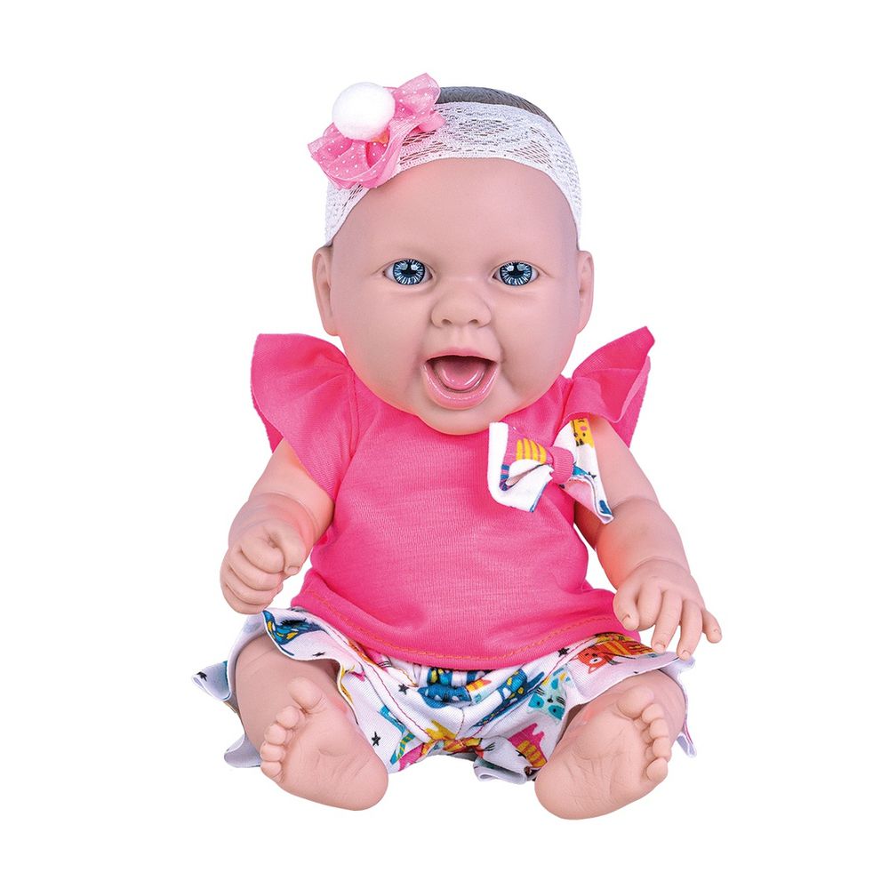 Vestido Brasil para Boneca Bebê Reborn Tamanhos P, M, G