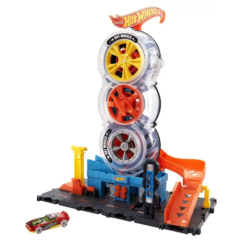 Pista Hot Wheels City Super Quartel Dos Bombeiros