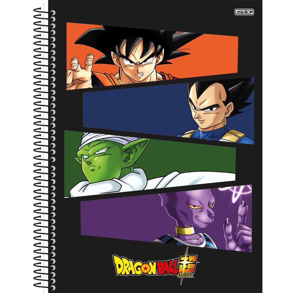 Caderno Brochura Dragon Ball Super Sayajin - 80 Folhas - São