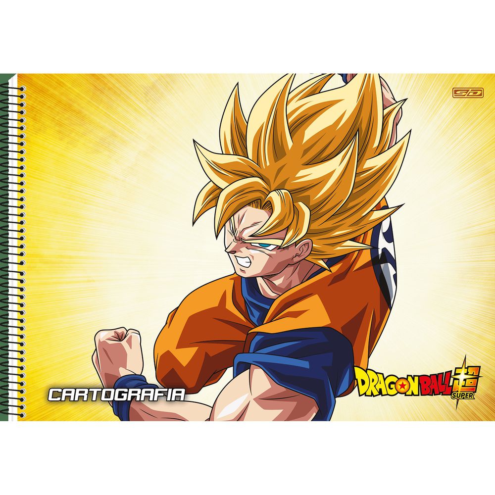 Caderno Brochura Dragon Ball Super Sayajin - 80 Folhas - São Domingos -  Casa Joka