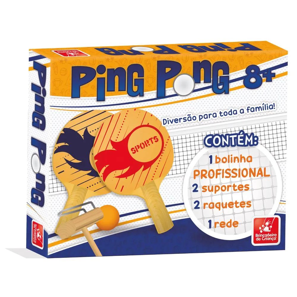 Raquete Ping Pong Jogo De Mesa Brinquedos Infantil Divertido em