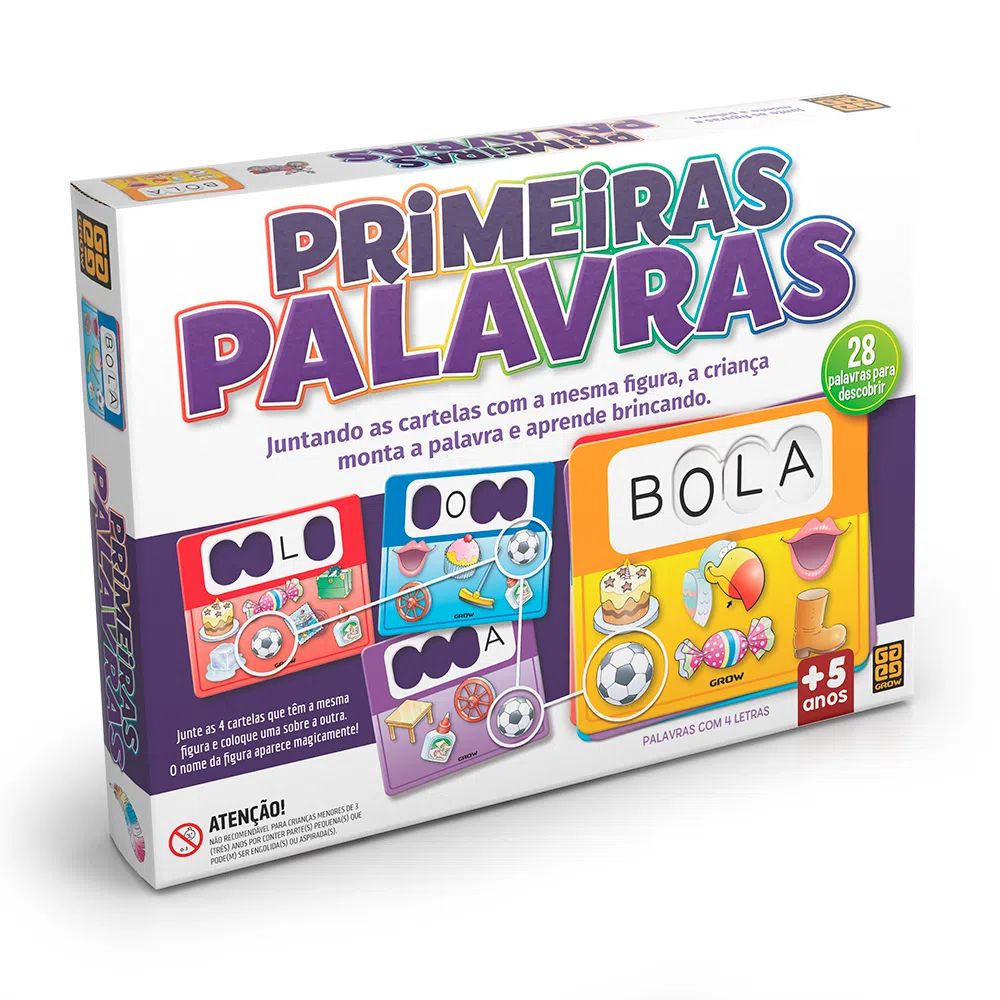 Jogo Educativo Qual é a Palavra? - Loja Grow