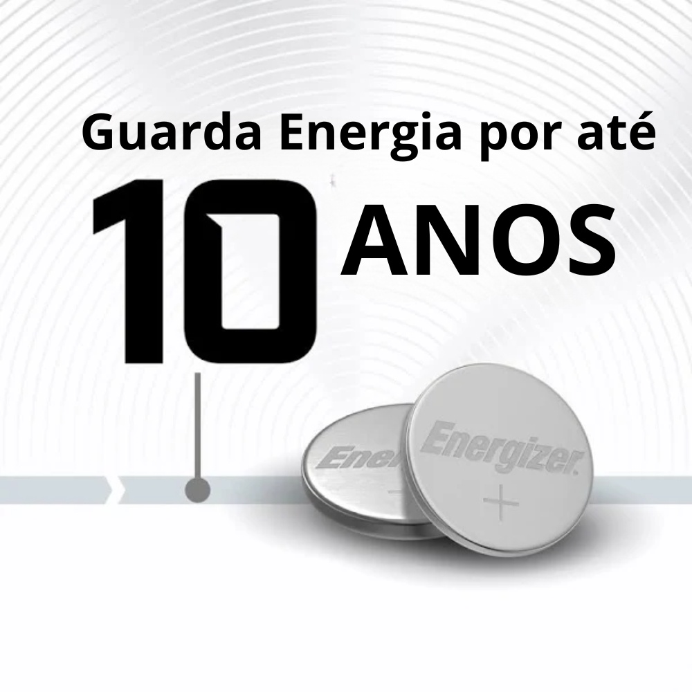 Pilha Eletrônica Lítio Energizer Botão CR2032 - 2 Pilhas - Alta ...