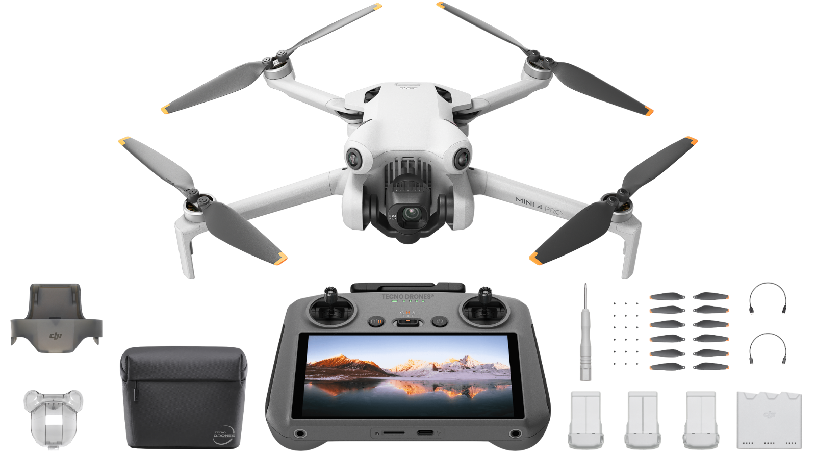 Drone Dji Mini 4 Pro Fly More Combo Plus (DJI RC 2) - Tecno Drones - A Mais  Completa Loja de Drones do Brasil
