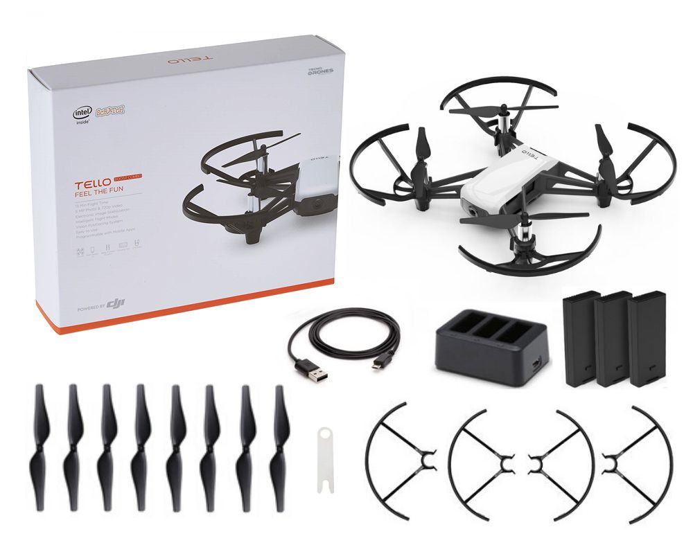 Drone Dji Tello Boost Combo - Tecno Drones - A Mais Completa