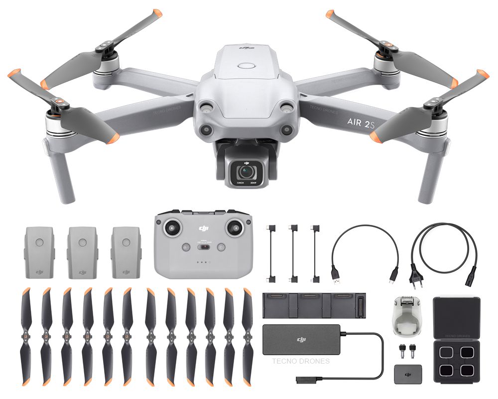Drone Dji Air 2S Fly More Combo - Tecno Drones - A Mais Completa