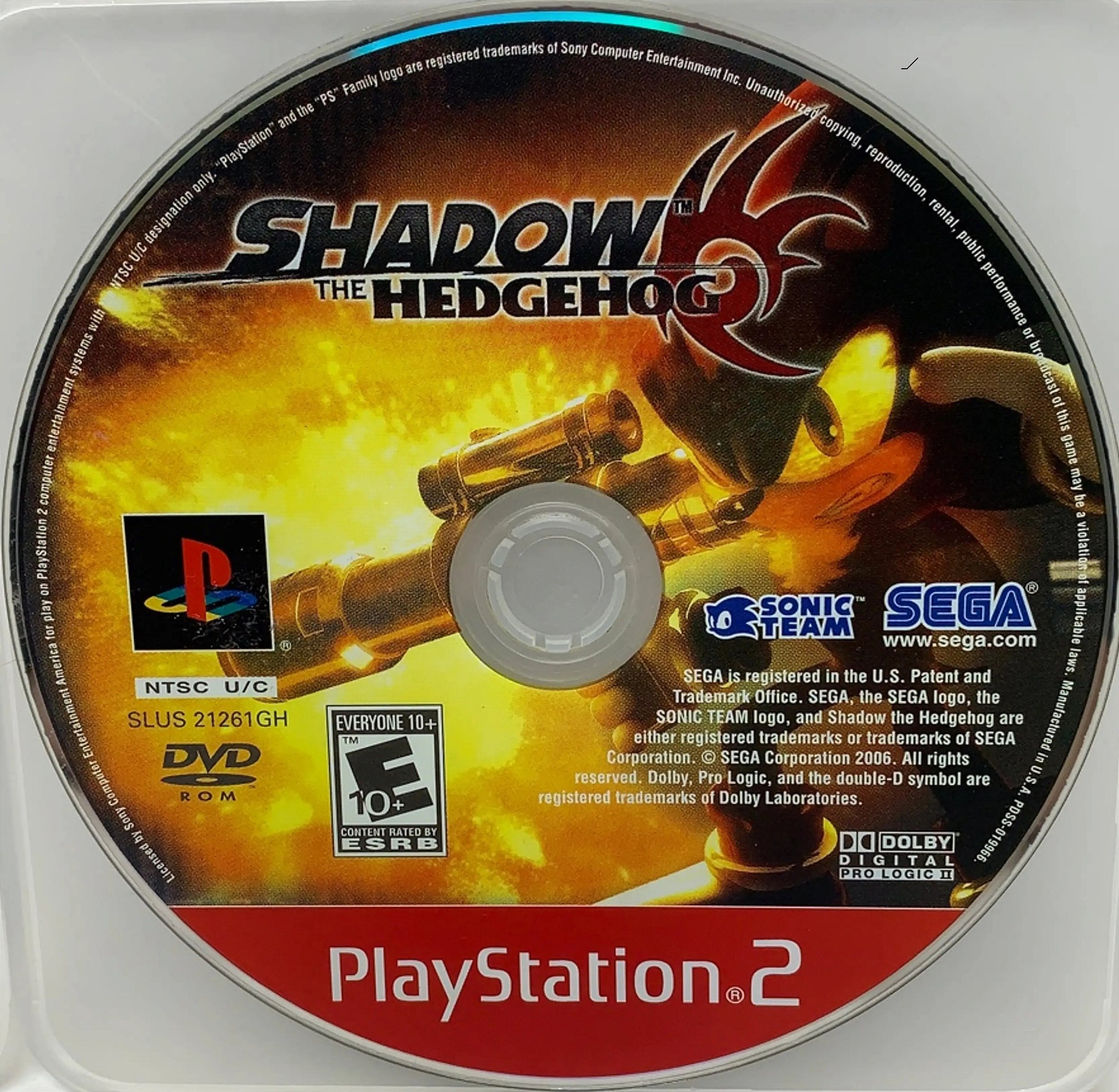  Shadow the Hedgehog - PS2 : Video Games