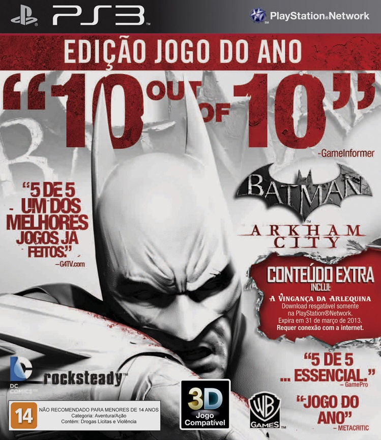 Batman Arkham City - PS3 (SEMI-NOVO)