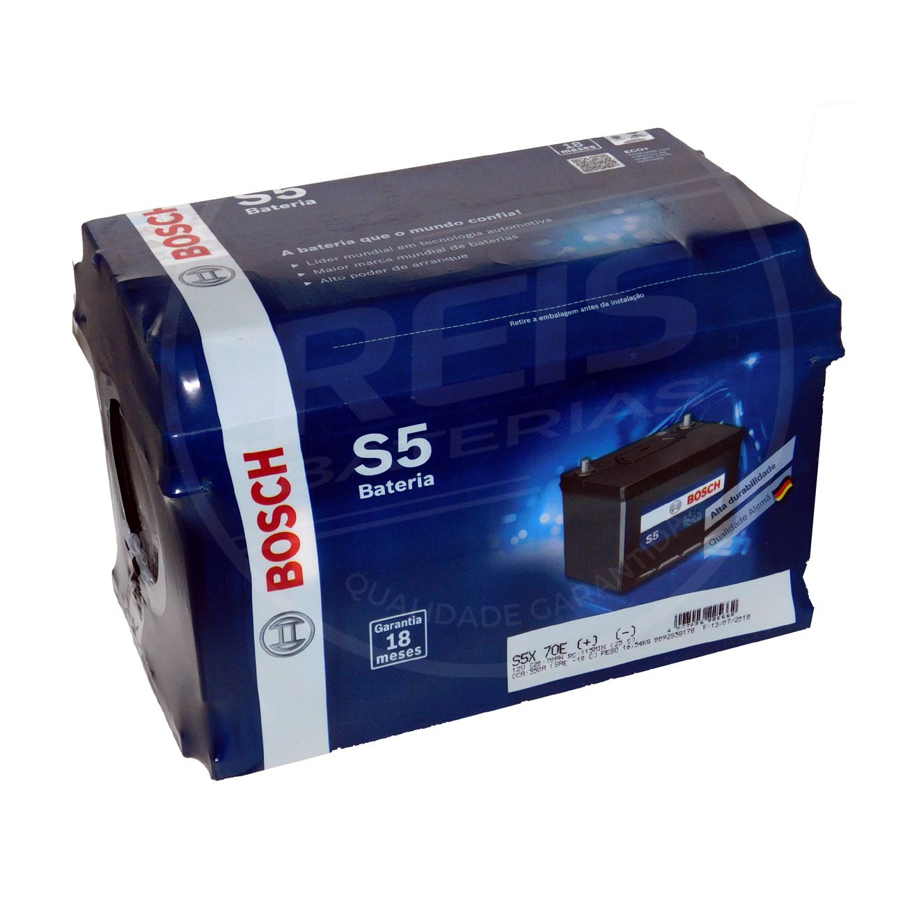 Bateria Bosch 70Ah - S5X70D - Reis Baterias - Bateria de Carro - Reis  Baterias: Pague em 10X SEM JUROS