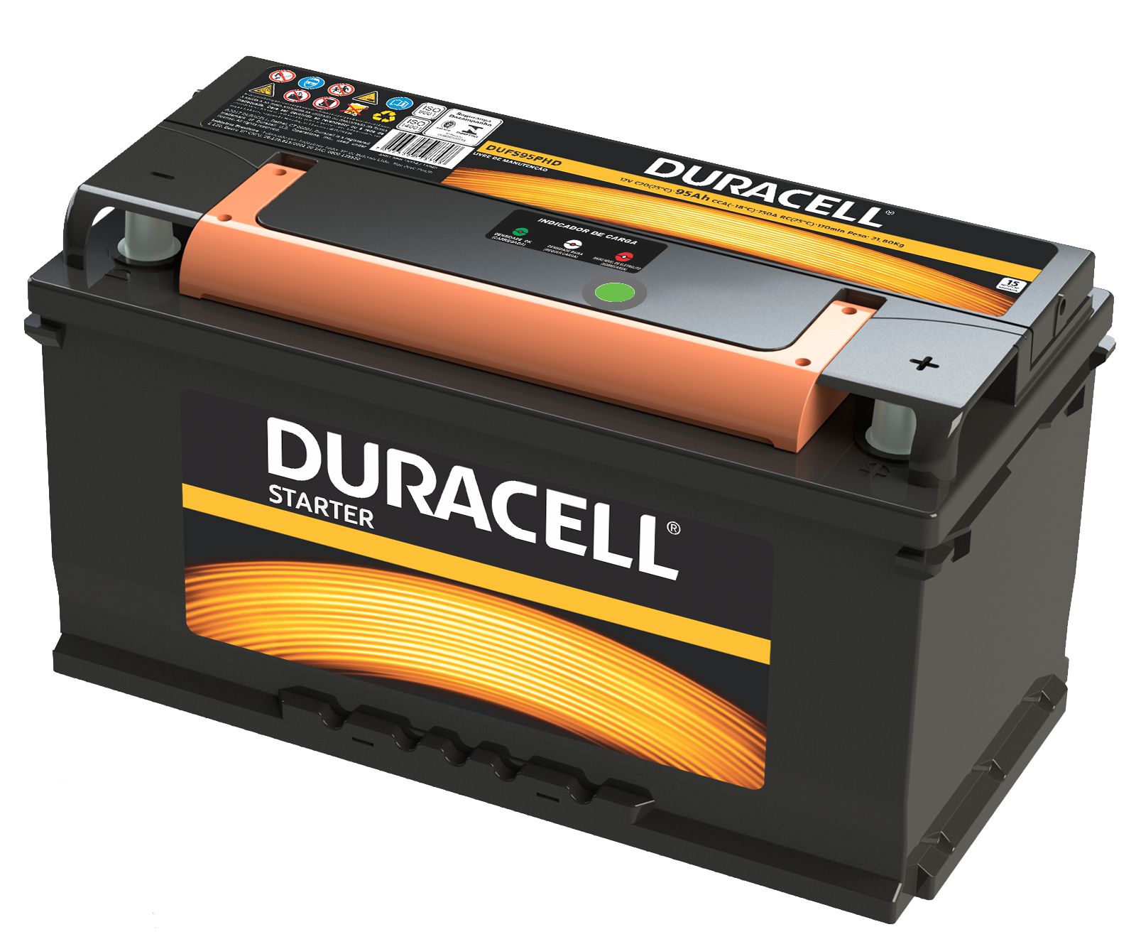 Bateria Duracell 95 amperes - Atacado e Varejo | Reis Baterias - Reis  Baterias: Pague em 10X SEM JUROS
