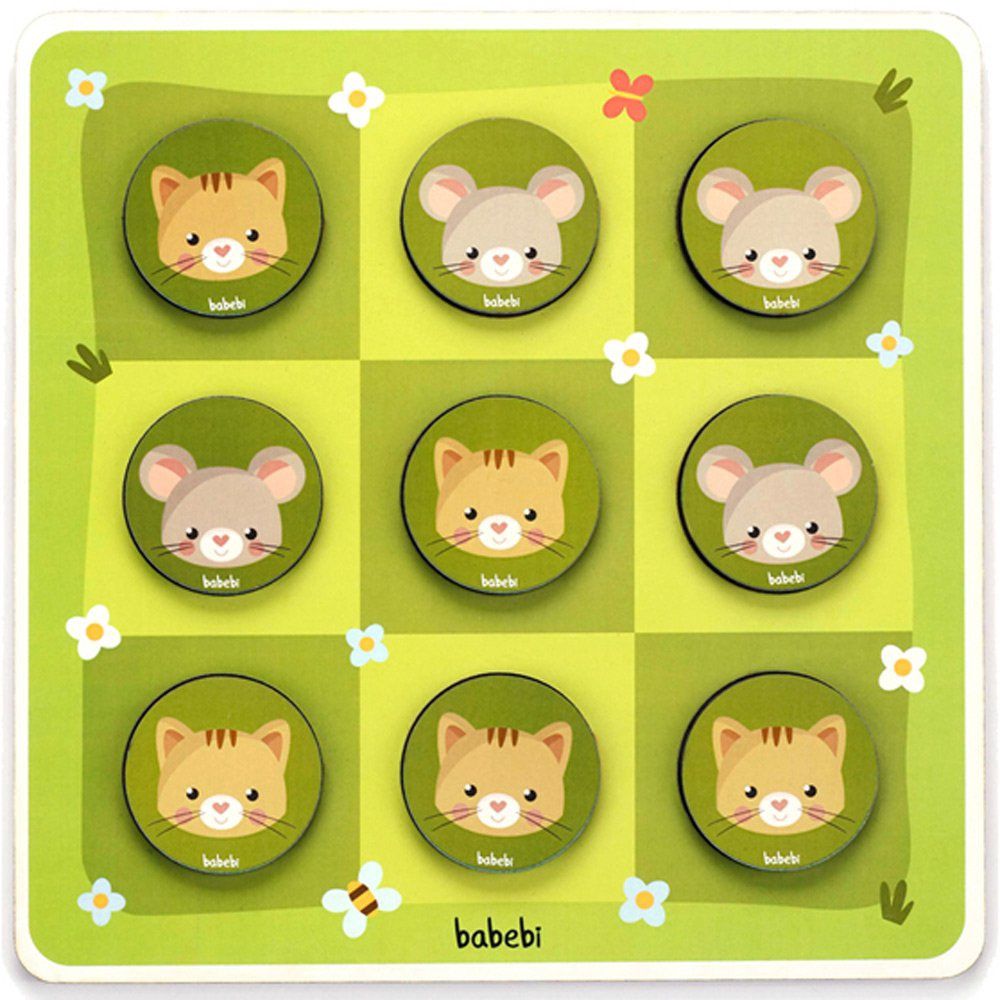 Jogo da Velha Gato e Rato -Perfeito para divertir e desenvolver raciocínio  e estratégia nas crianças 