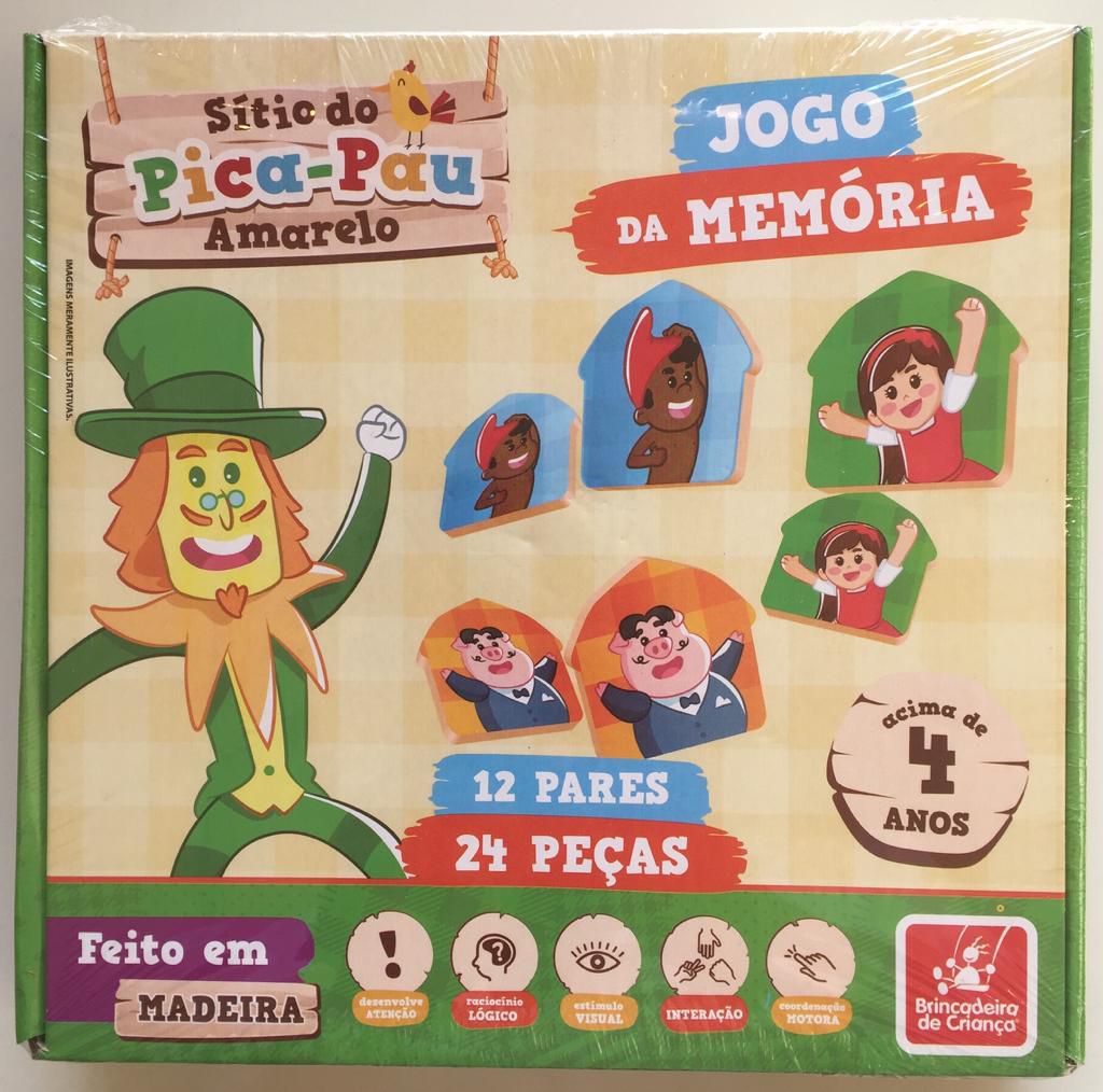 Jogo Da Memoria - Dos Bichos - Pikoli Brinquedos Educativos