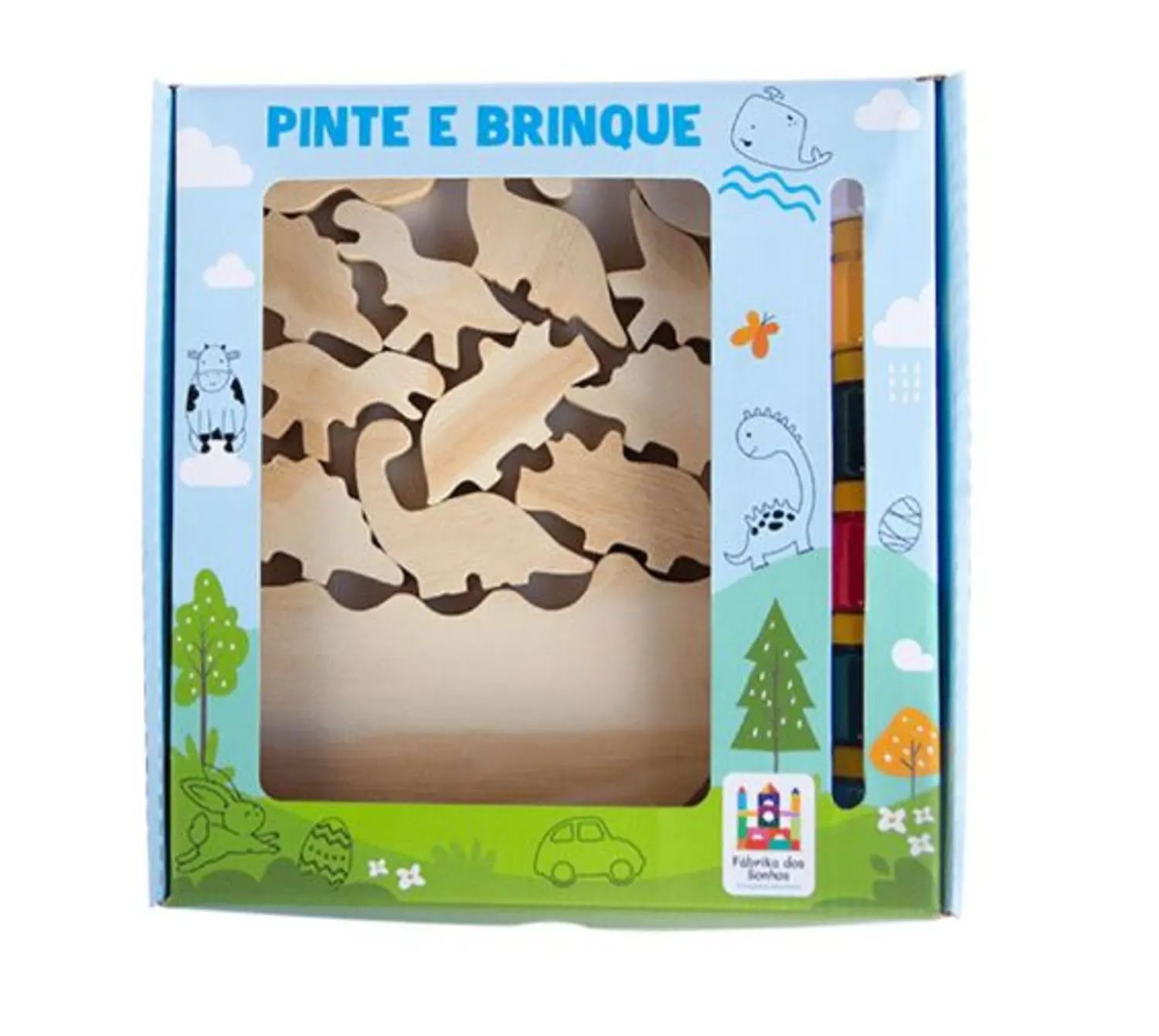 Dominó - Dinossauros - Pikoli Brinquedos Educativos