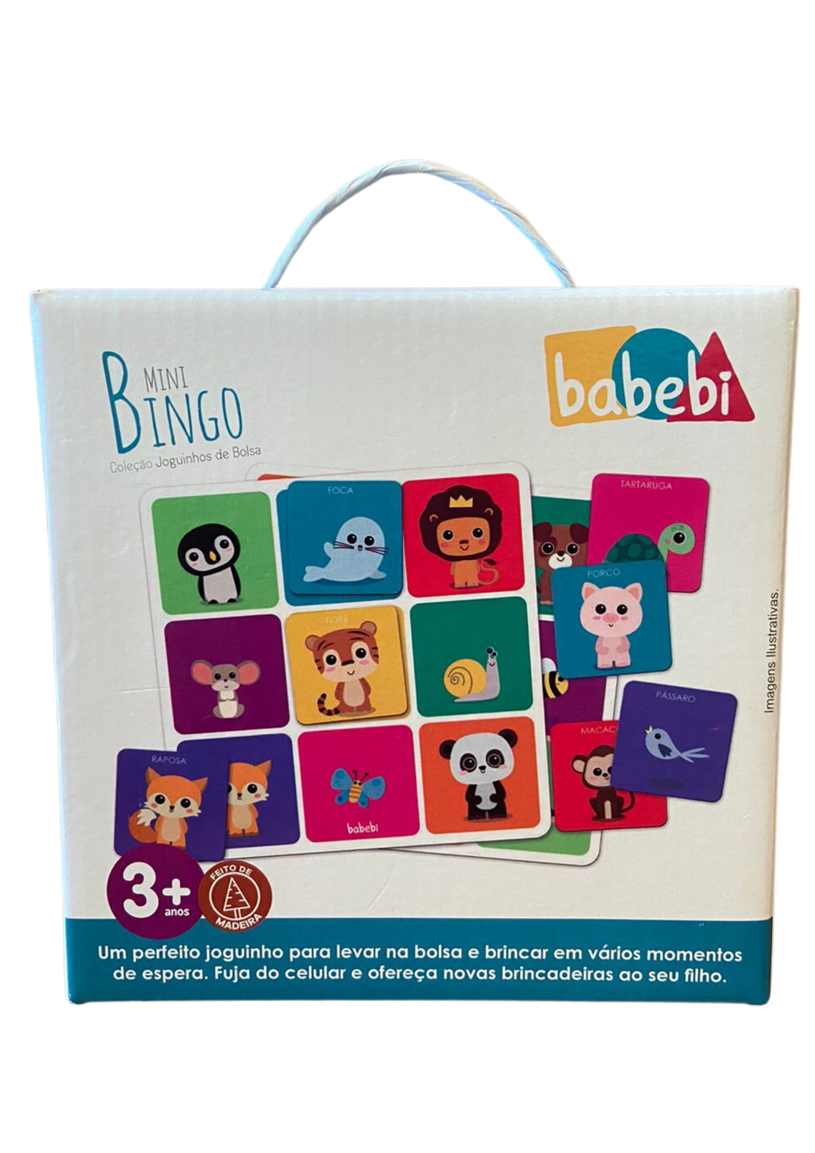 Kit 2 Jogos Educativos 4 anos 5 anos Jogo da Memoria e Jogo de Bingo - com  Bolsa + premium