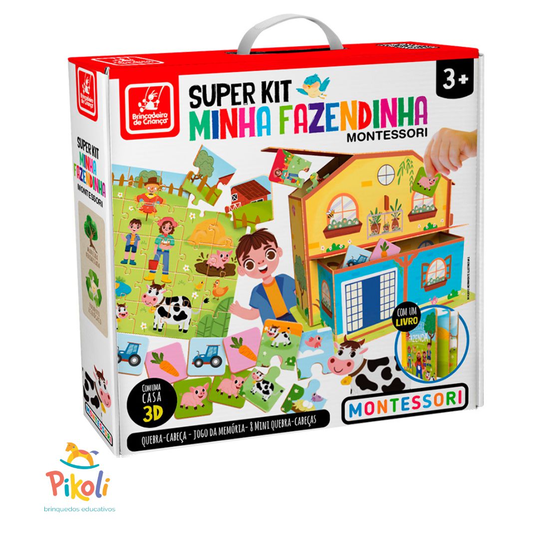 Jogo Memória Infantil Brinquedo Criança - R$ 31,61