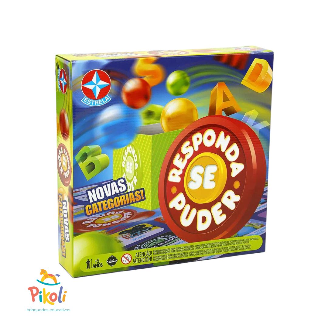 Jogo - Responda Se Puder - Pikoli Brinquedos Educativos