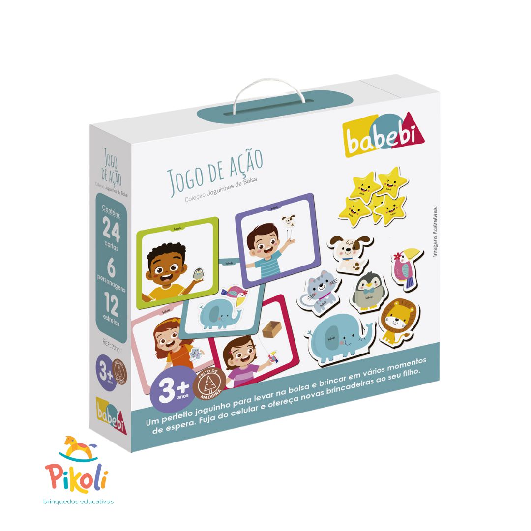 Jogo de Dama - Sacola - Pikoli Brinquedos Educativos