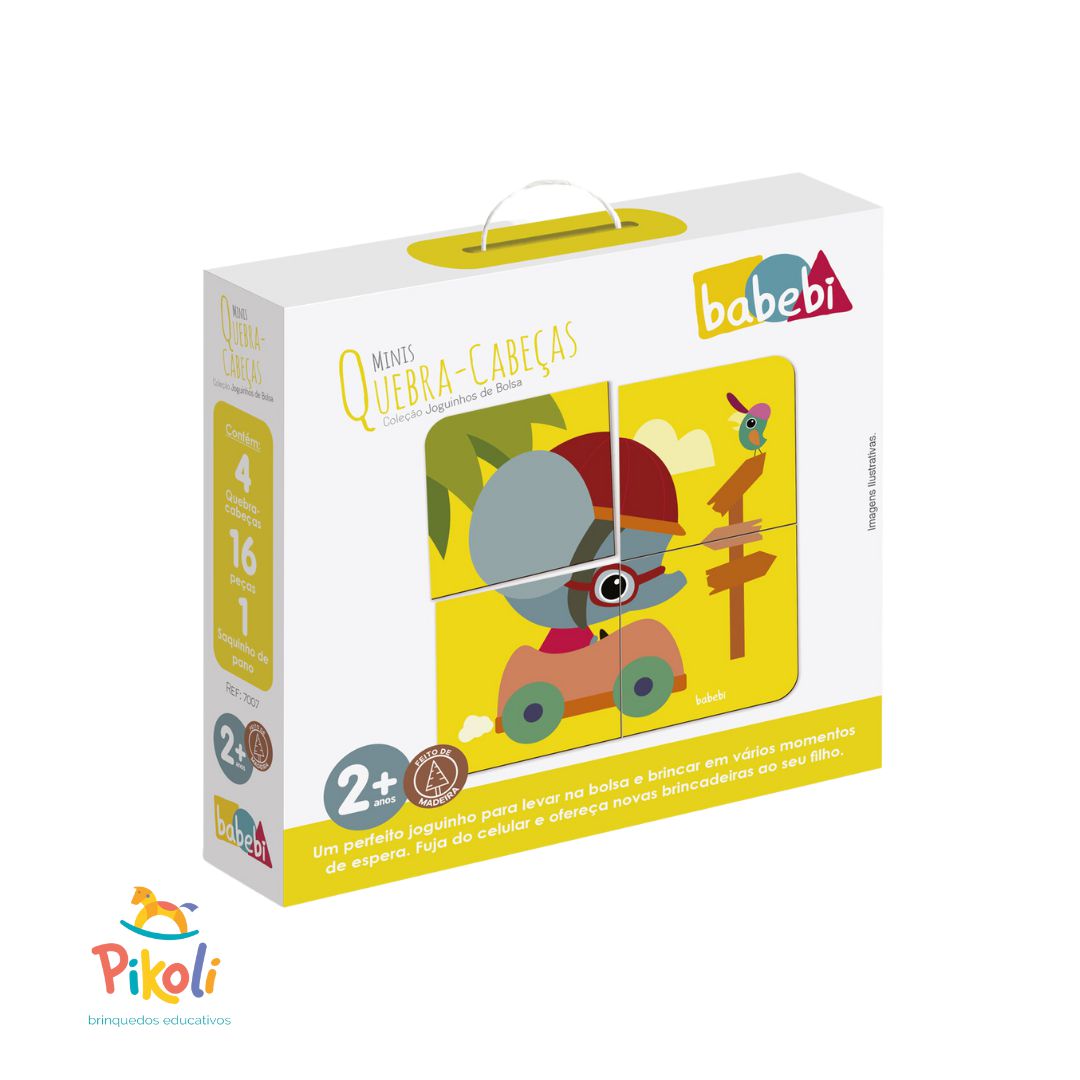 Jogo Quebra – Cabeça Cores e Formas – Brinquedo 1 ano - Quebra-cabeça de  Encaixe 5 peças – BABEBI - Pikoli Brinquedos Educativos