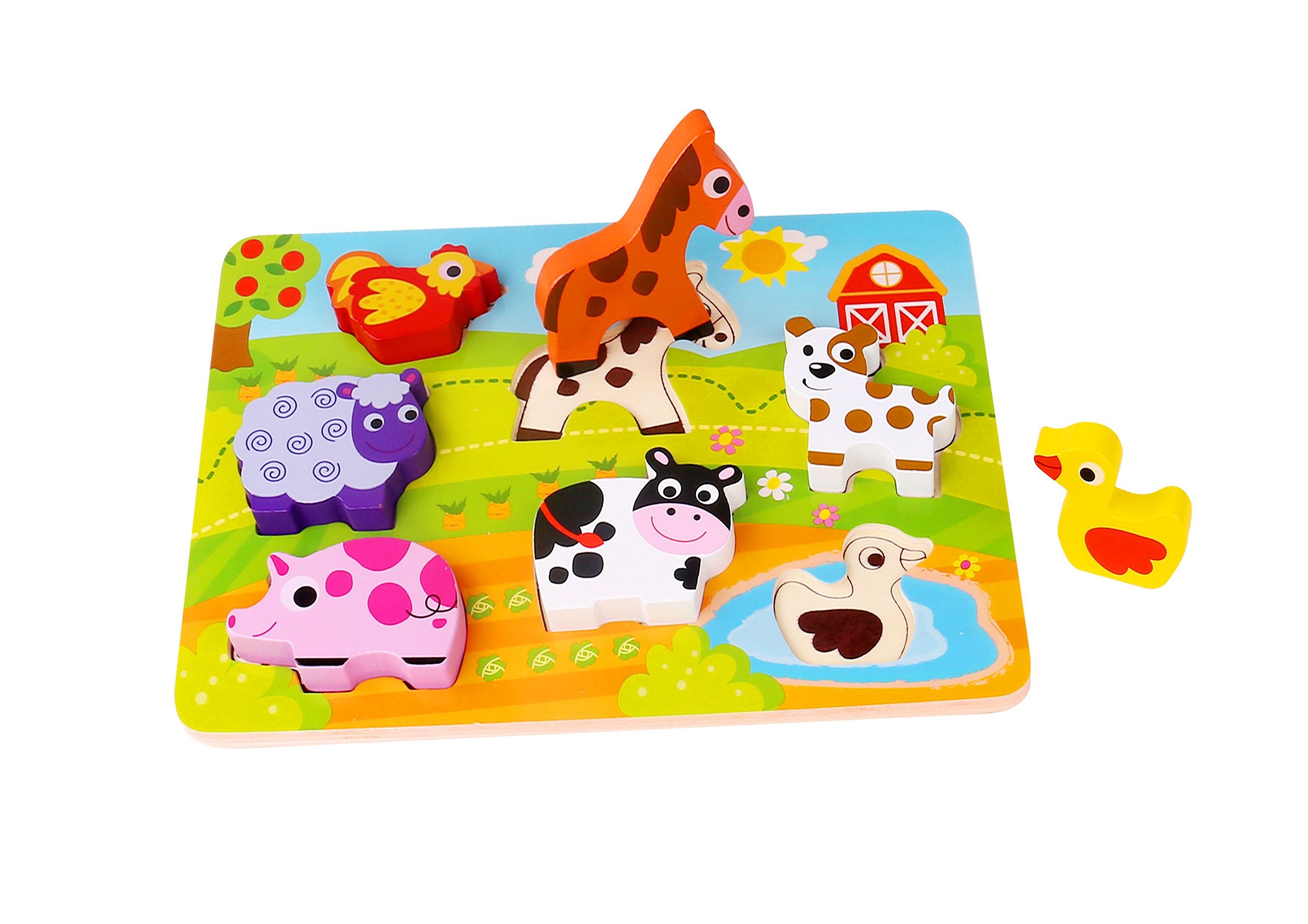 Jogo Quebra Cabeça Infantil Safari Brinquedo De Encaixe