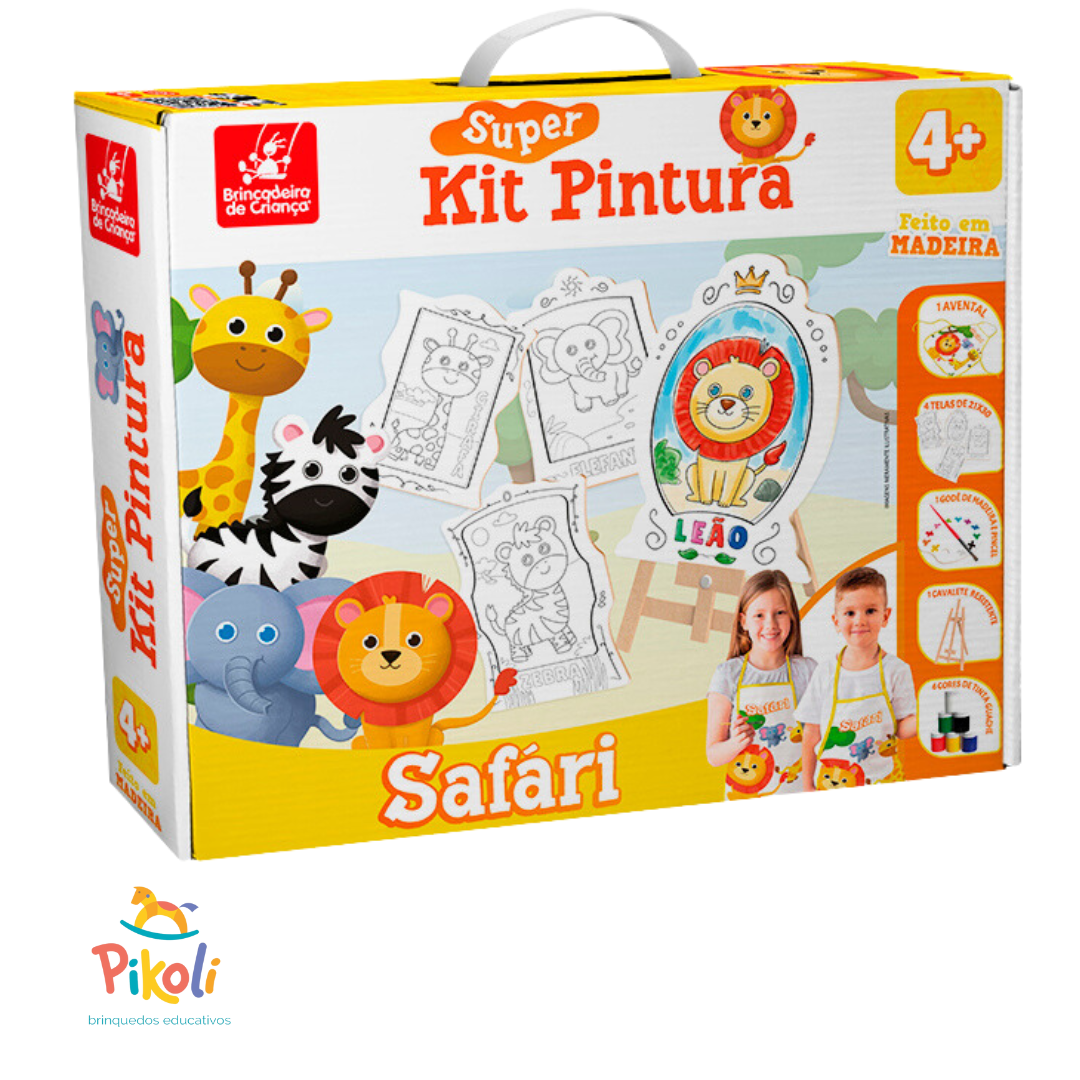 Super Kit Pintura - Unicórnio - Pikoli Brinquedos Educativos