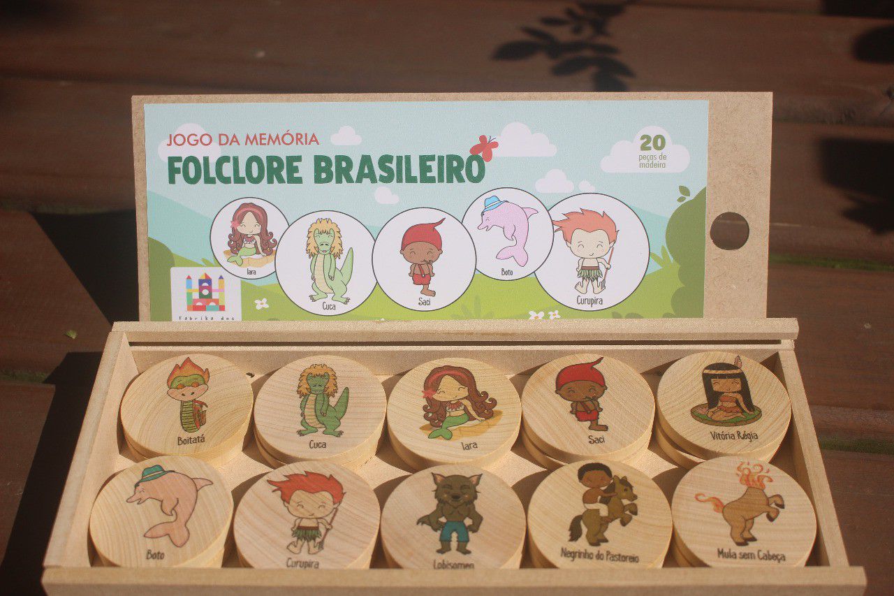 Jogo da Memória do Folclore Brasileiro