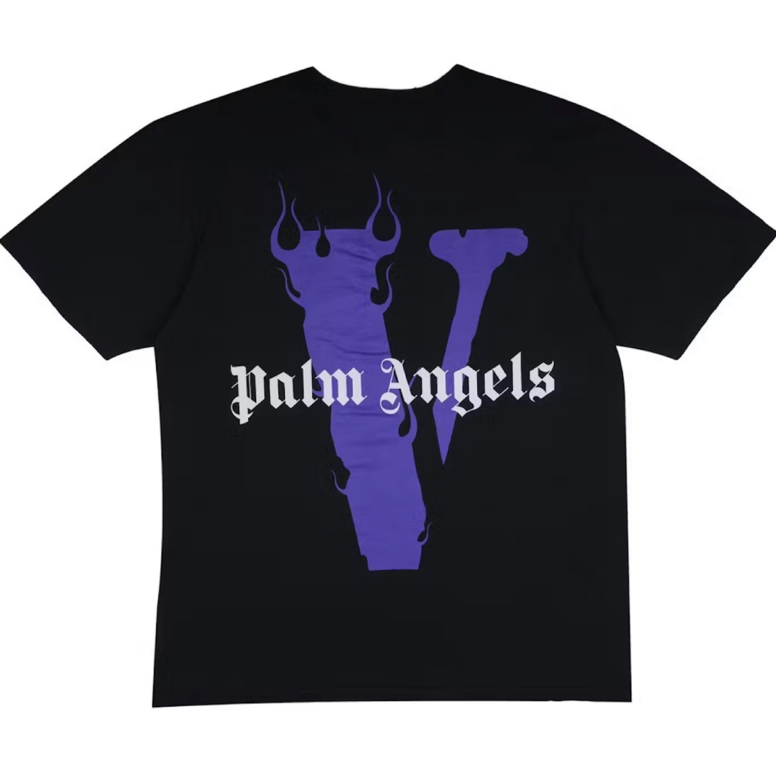 Vlone x Palm Angels T-shirt Black/Purple - Light Up Co. - Hype Streetwear -  Ofertas Online